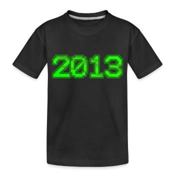 2013 - Kids' Premium Organic T-Shirt - black - Front