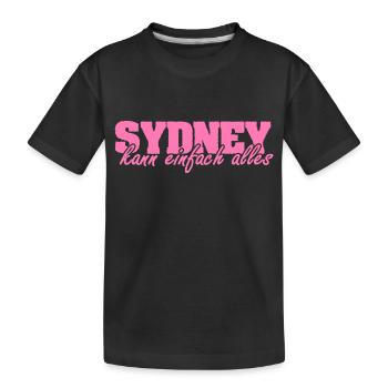 Sydney - T-shirt bio Premium Enfant - noir - Devant