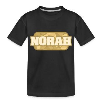 Gesundheit Norah - Kinder Premium Bio T-Shirt - Schwarz - Vorne