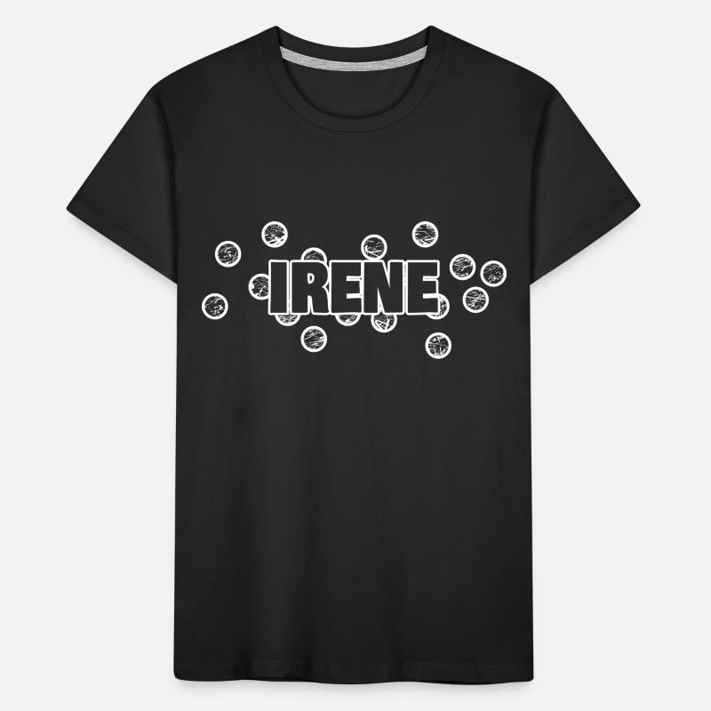 First name as bubbles Kids' Premium Organic T-Shirt