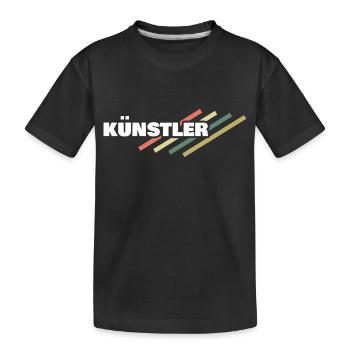 Artiste - T-shirt bio Premium Enfant - noir - Devant