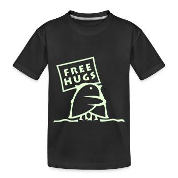 TWEETLERCOOLS - ÉTREINTES LIBRES - T-shirt bio Premium Enfant - noir - Devant