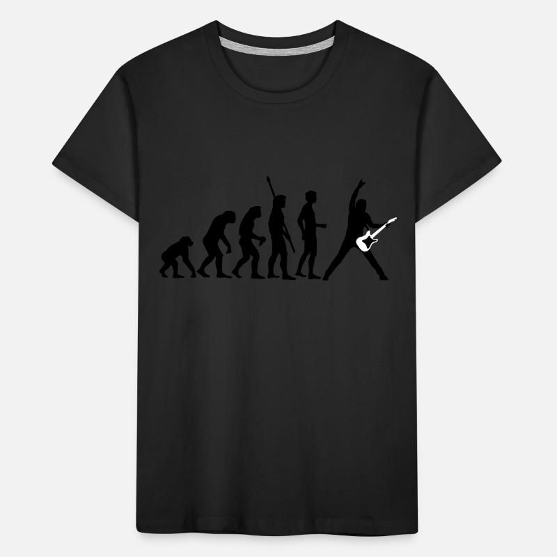 evolution_guitar_a T-shirt bio Premium Enfant