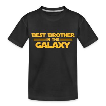 Best Brother in the Galaxy - T-shirt bio Premium Enfant - noir - Devant