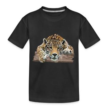 Jaguar - Kinder Premium Bio T-Shirt - Schwarz - Vorne