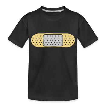Design Dots Patch - T-shirt bio Premium Enfant - noir - Devant