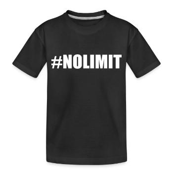 No limit - T-shirt bio Premium Enfant - noir - Devant
