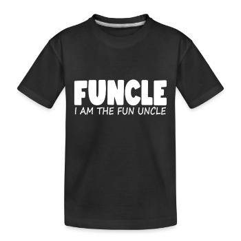 funcle fun oncle - T-shirt bio Premium Enfant - noir - Devant