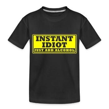 Sarkasmus Komisch Böse Bürohumor - Kinder Premium Bio T-Shirt - Schwarz - Vorne