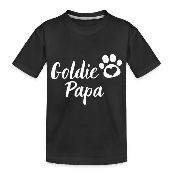 Goldie Mama Dogs Fête des mères Golden Retriever - T-shirt bio Premium Enfant - noir - Devant