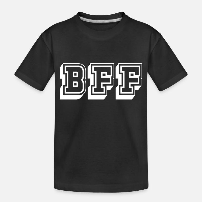 BFF Tshirt blanc - T-shirt bio Premium Enfant - noir