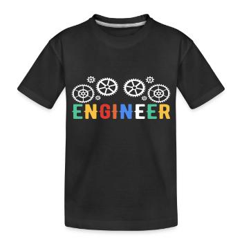 Ingénieur Ingenieur - T-shirt bio Premium Enfant - noir - Devant