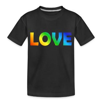 AMOUR - T-shirt bio Premium Enfant - noir - Devant