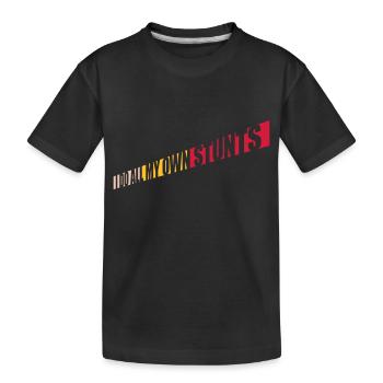 Toutes mes propres cascades - T-shirt bio Premium Enfant - noir - Devant