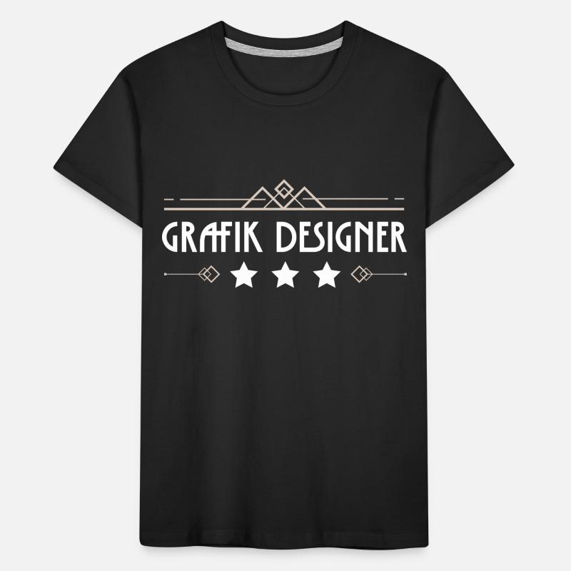 Grafik Designer Beruf Kinder Premium Bio T-Shirt