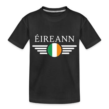 Irlande - T-shirt bio Premium Enfant - noir - Devant