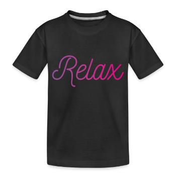 Relax - T-shirt bio Premium Enfant - noir - Devant