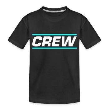Conception de l’équipage - T-shirt bio Premium Enfant - noir - Devant