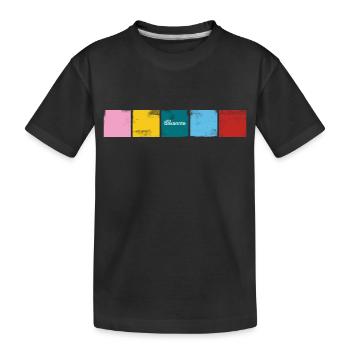 "Stabil" Farben - Kinder Premium Bio T-Shirt - Schwarz - Vorne
