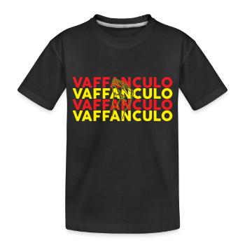 Sizilianer Sizilianisch Sizilien - Kinder Premium Bio T-Shirt - Schwarz - Vorne