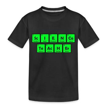 Wissenschaft Wissenschaft Wissenschaftler Physik Labor DNA - Kinder Premium Bio T-Shirt - Schwarz - Vorne