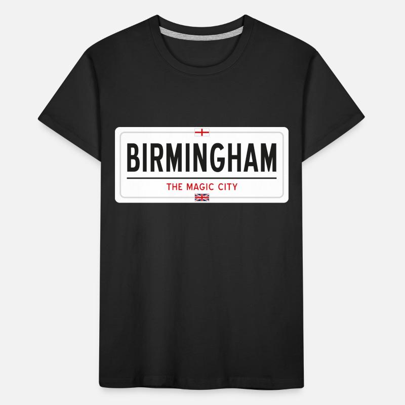 Panneau de nom de lieu de Birmingham T-shirt bio Premium Enfant