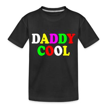 Daddy cool - Kids' Premium Organic T-Shirt - black - Front