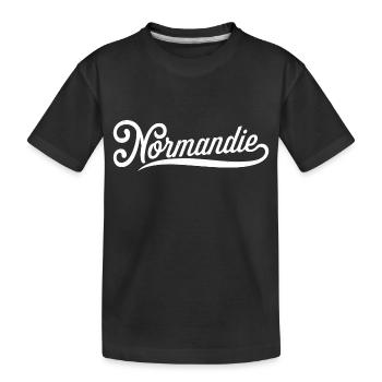 Normandie - T-shirt bio Premium Enfant - noir - Devant