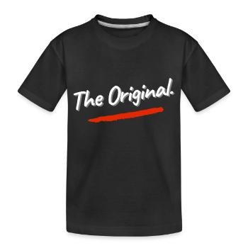 Father-son partner look The Original. The Remix. - Kids' Premium Organic T-Shirt - black - Front