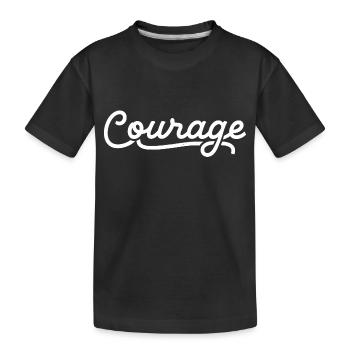 Courage - T-shirt bio Premium Enfant - noir - Devant