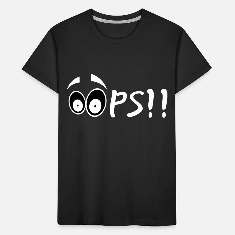 Oops Kids' Premium Organic T-Shirt