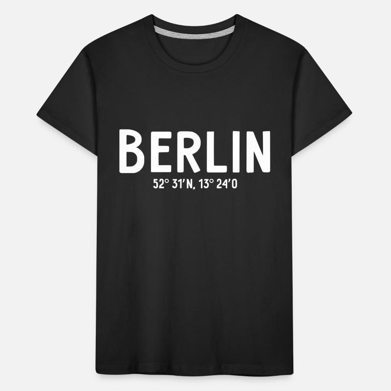 Berlin Coordinates - Berlin Bear Kids' Premium Organic T-Shirt