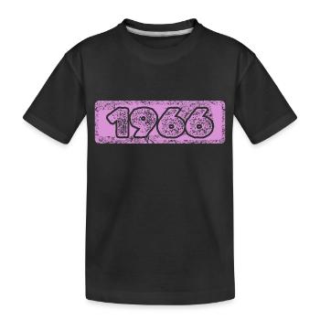1966 - Kids' Premium Organic T-Shirt - black - Front