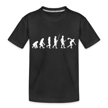 Bowling - Kids' Premium Organic T-Shirt - black - Front