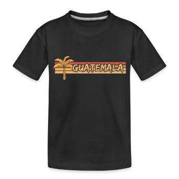 Guatemala Holidays - Kids' Premium Organic T-Shirt - black - Front