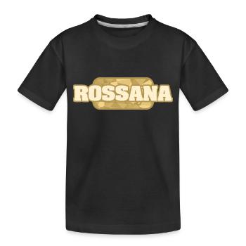 Rossana als Gesundheit - Kinder Premium Bio T-Shirt - Schwarz - Vorne