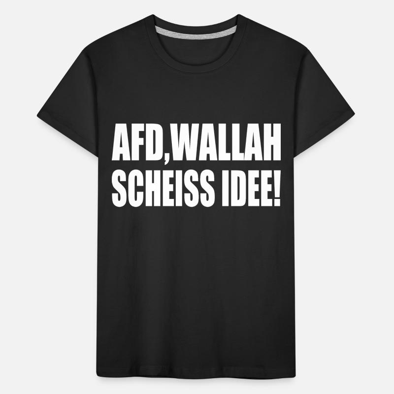 Afd wallah scheiss idee Kinder Premium Bio T-Shirt