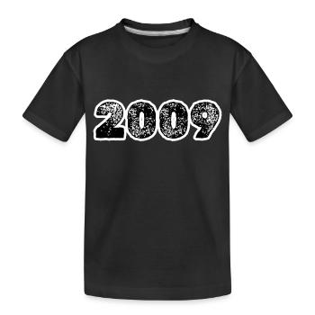 2009 - Kids' Premium Organic T-Shirt - black - Front
