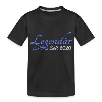 2020 - Kids' Premium Organic T-Shirt - black - Front
