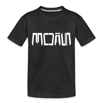 moin Space Vintage Retro Style - Kids' Premium Organic T-Shirt - black - Front