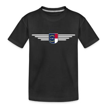 T-shirt de fan de Caroline du Nord – Élégant et unique - T-shirt bio Premium Enfant - noir - Devant
