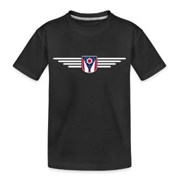 T-shirt de supporter de l'Ohio – Un incontournable pour les fans - T-shirt bio Premium Enfant - noir - Devant