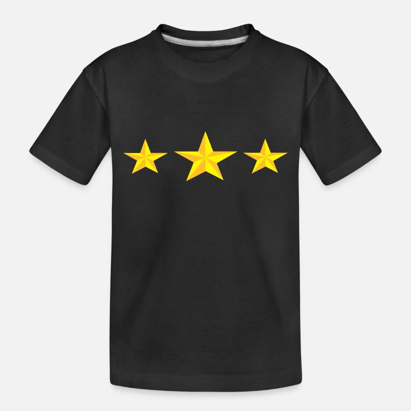 TroisEtoiles - T-shirt bio Premium Enfant - noir