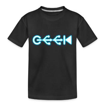 Geek - T-shirt bio Premium Enfant - noir - Devant