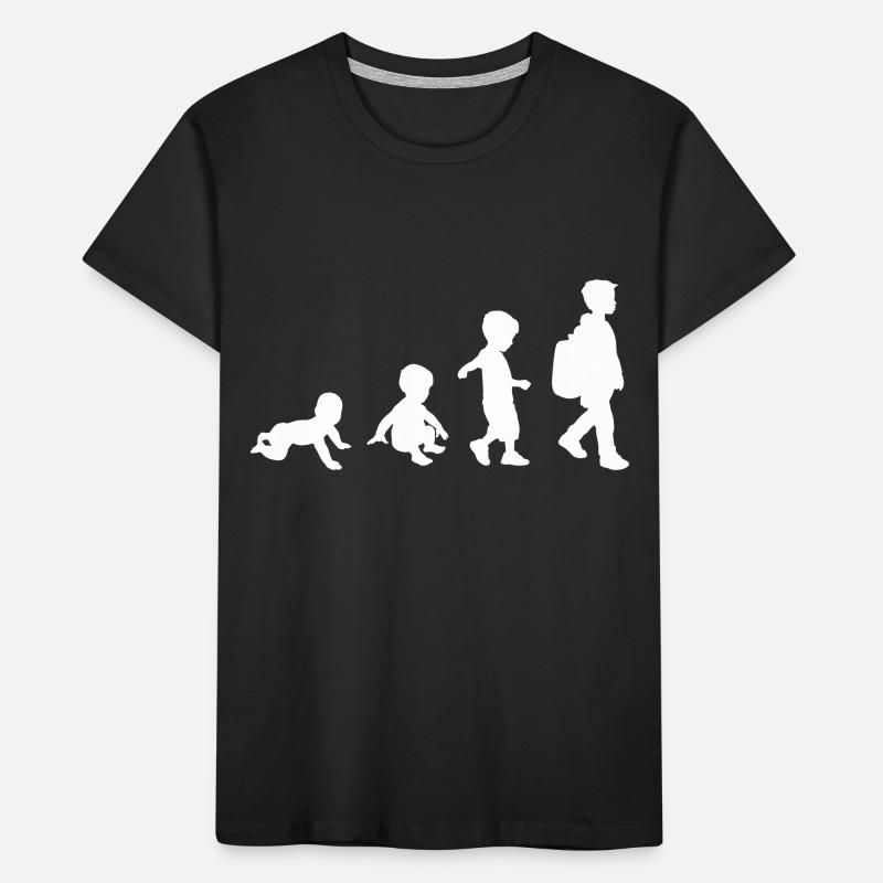 L'évolution des écoliers T-shirt bio Premium Enfant