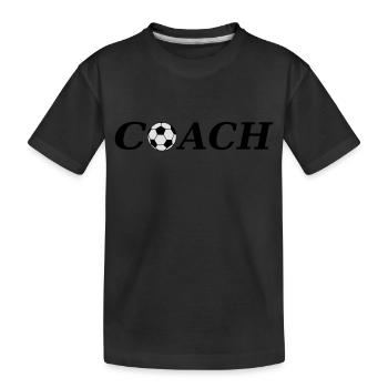 Coach - T-shirt bio Premium Enfant - noir - Devant