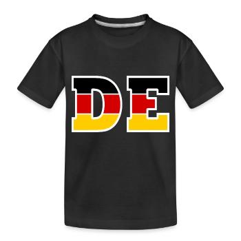 Allemagne - T-shirt bio Premium Enfant - noir - Devant
