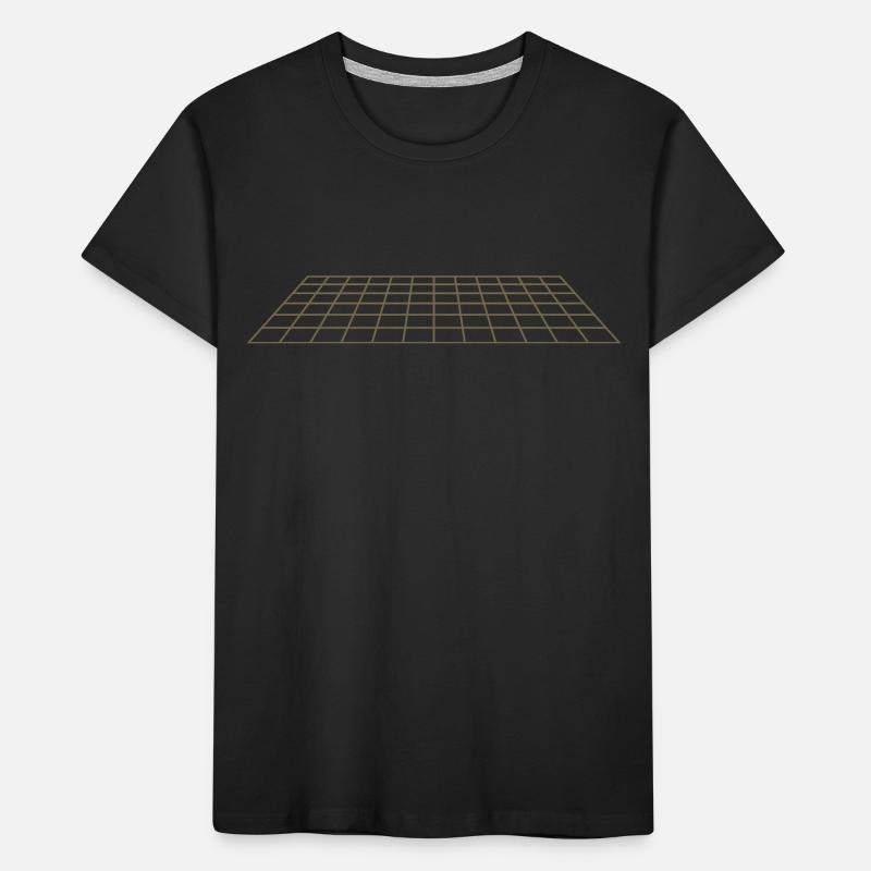 Perspektive 3D Synthwave Kinder Premium Bio T-Shirt
