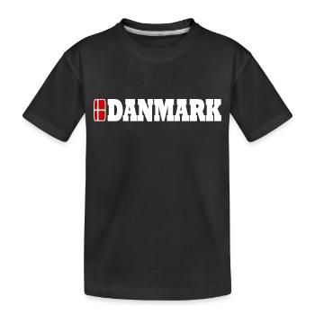 Danemark - T-shirt bio Premium Enfant - noir - Devant