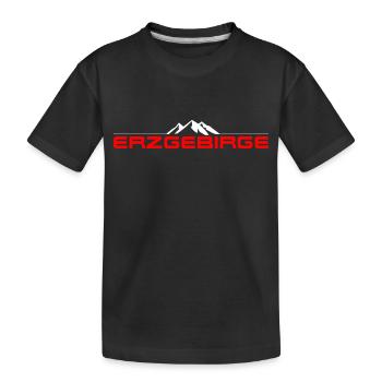 Erzgebirge - Kinder Premium Bio T-Shirt - Schwarz - Vorne